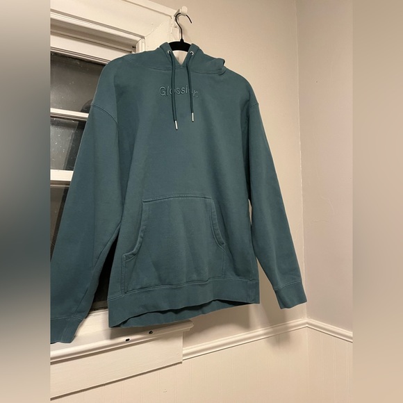 Glossier Jackets & Blazers - Sage Green Glossier Hoodie. Limited Edition.
